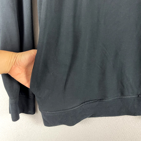 Travis Mathew Newport 1/4 Zip Pullover Mens XL Black Stretch Pockets Golf Logo - Picture 11 of 16